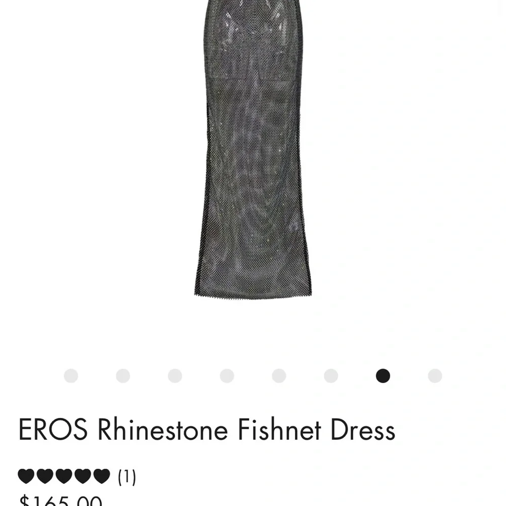 Inamore Rhinestone Mesh Dress - Picture 2 of 3